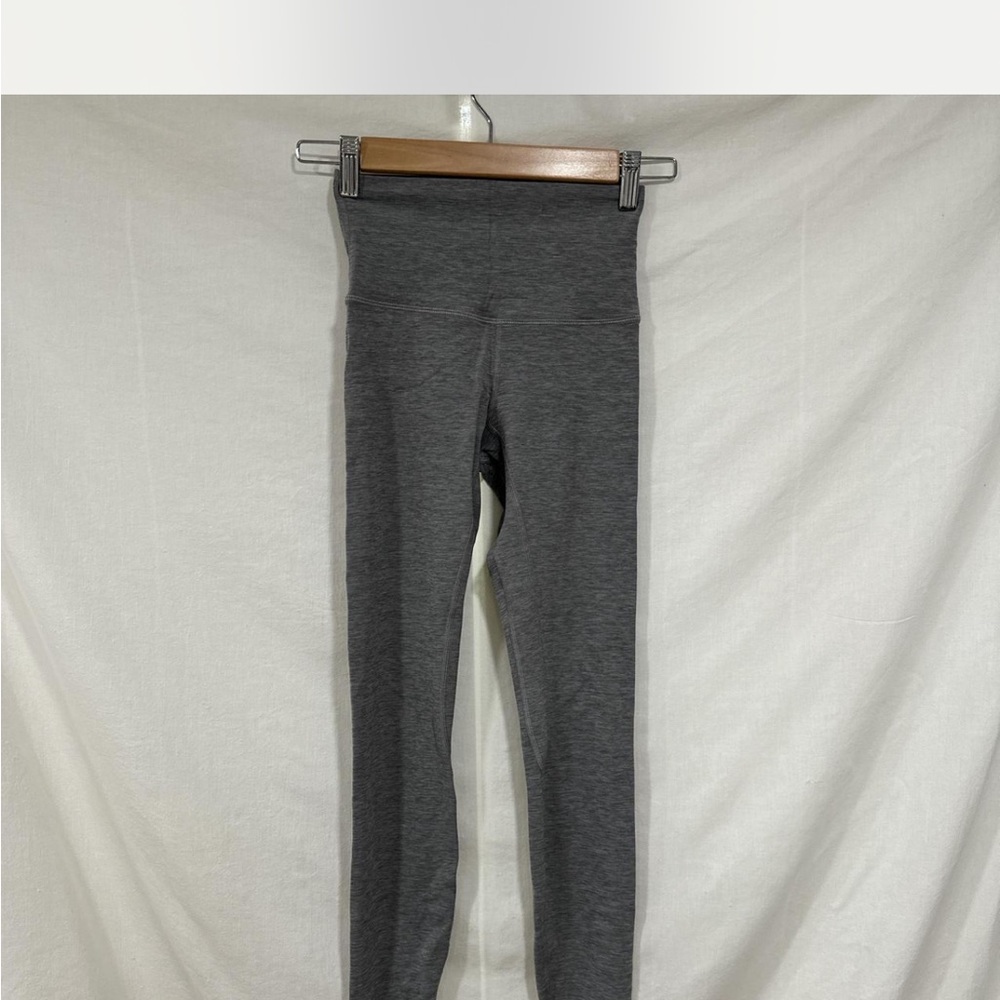 lululemon Gray High-Waist Leggings